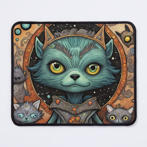 Item preview, Alien dressed as a werewolf for Halloween designed and sold by Colin Bentham.
