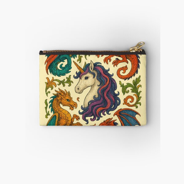 Item preview, Colorful Dragons and Mystical Unicorn Art designed and sold by SholoStudio.