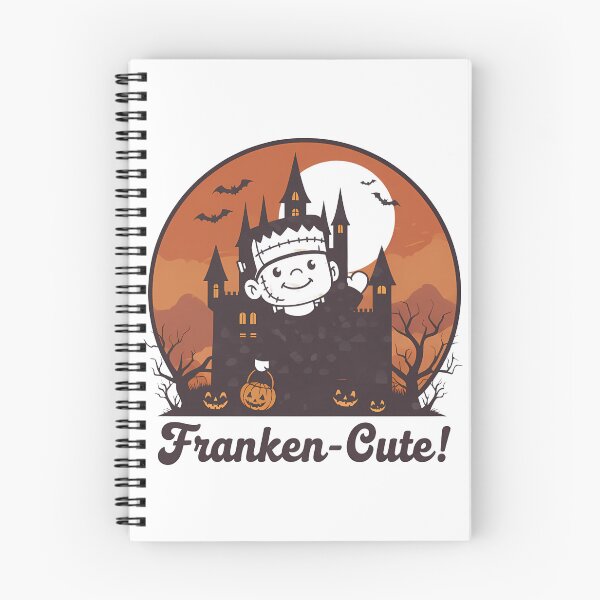Item preview, Franken-Cute Monster at Spooky Castle | Gothic Halloween Gift designed and sold by LoliDesignShop.