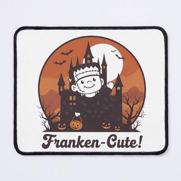 Item preview, Franken-Cute Monster at Spooky Castle | Gothic Halloween Gift designed and sold by LoliDesignShop.