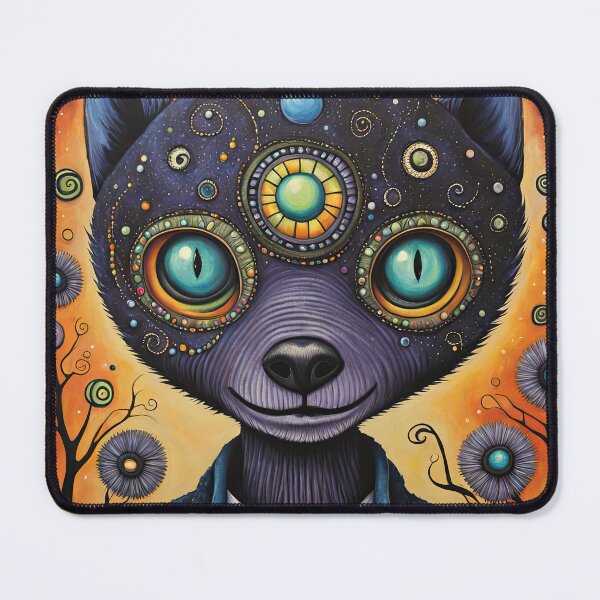 Item preview, Alien dressed as a werewolf for Halloween designed and sold by Colin Bentham.