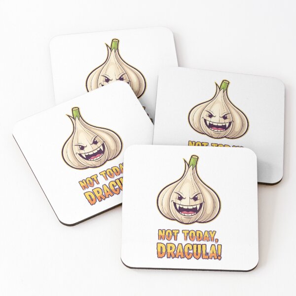 Item preview, Not Today Dracula Funny Vampire Garlic Pun Sticker designed and sold by FestivityFinds.