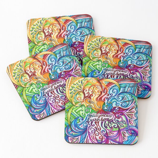 Item preview, Rainbow Octopus: Intelligence Everywhere designed and sold by adayinInfinity.