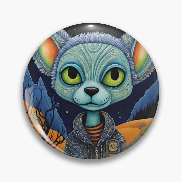 Item preview, Alien dressed as a werewolf for Halloween designed and sold by Colin Bentham.