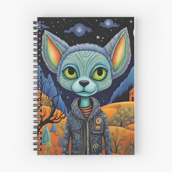 Item preview, Alien dressed as a werewolf for Halloween designed and sold by Colin Bentham.