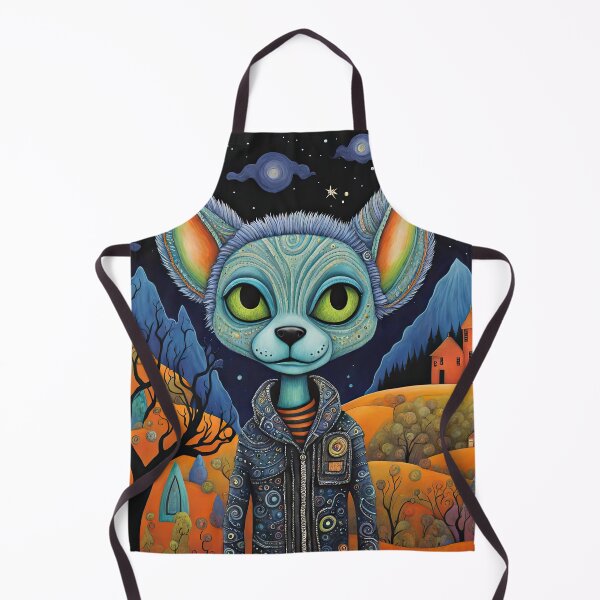 Item preview, Alien dressed as a werewolf for Halloween designed and sold by Colin Bentham.