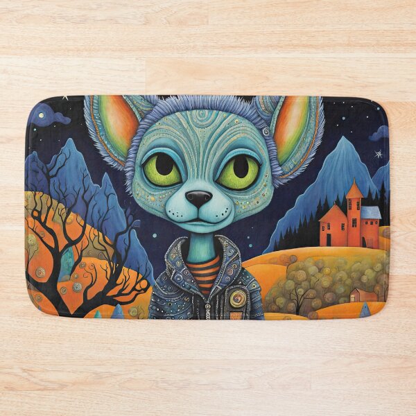 Item preview, Alien dressed as a werewolf for Halloween designed and sold by Colin Bentham.