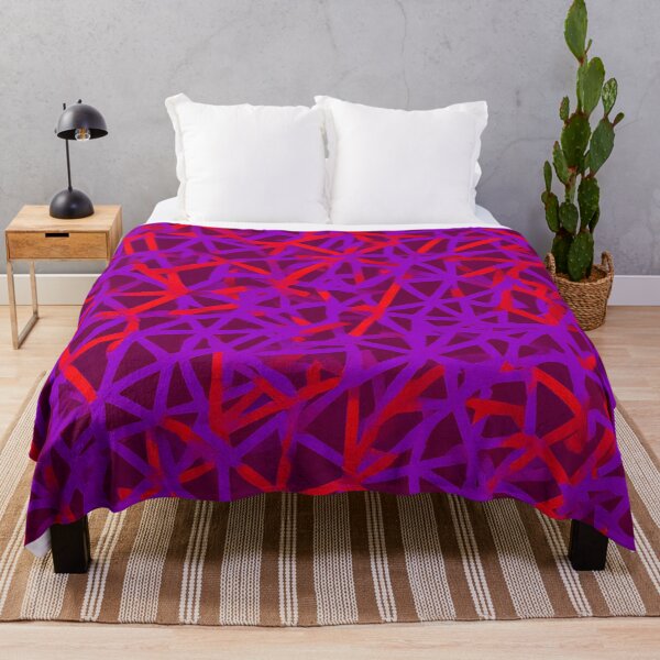 Item preview, Purple and Red Geometric Star Pattern designed and sold by SassyArtistry.