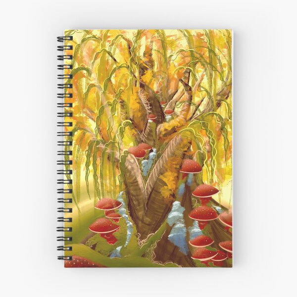 Item preview, Tree with red speckled mushrooms designed and sold by adayinInfinity.