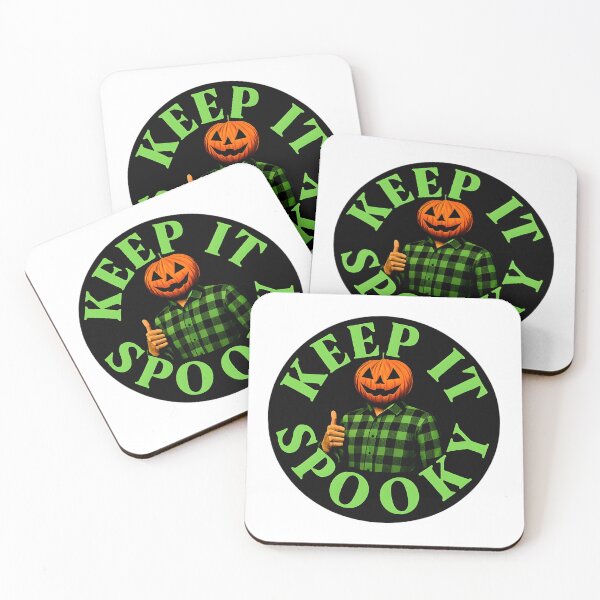 Item preview, Keep It Spooky Funny Retro Pumpkin Head Halloween Sticker designed and sold by FestivityFinds.