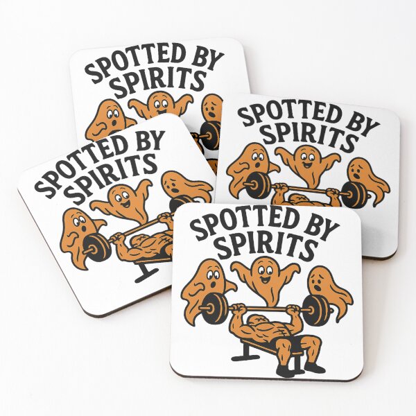 Item preview, Spotted by Spirits Funny Ghost Weightlifting Bench Press Gym Humor Design designed and sold by Bmd4Fitness.