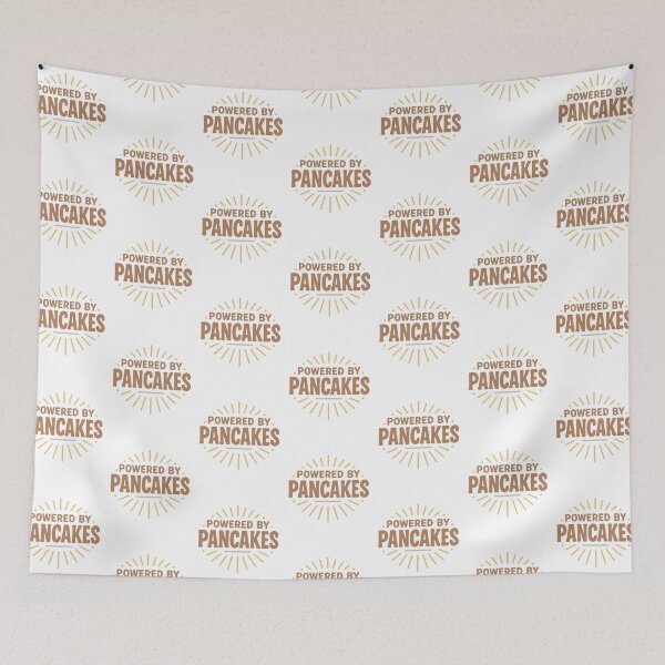Item preview, Powered By Pancakes – Funny Food Lover Quote designed and sold by SnappyPNG.