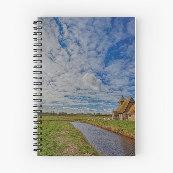 Item preview, St Thomas Becket Church on the marsh at Fairfield in Kent England UK designed and sold by John Gilham - Landscape Photography.