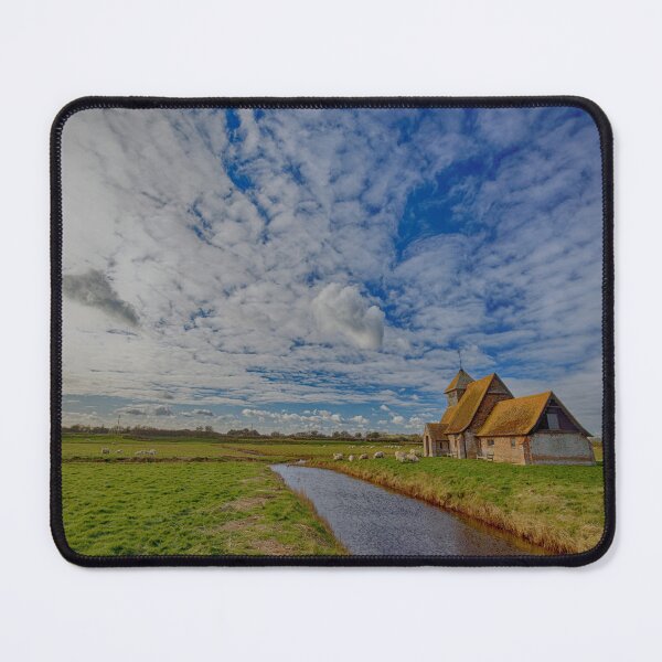 Item preview, St Thomas Becket Church on the marsh at Fairfield in Kent England UK designed and sold by John Gilham - Landscape Photography.