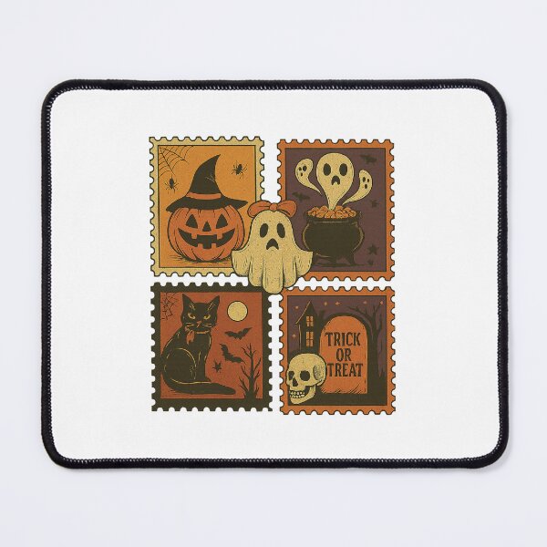 Item preview, Dark Horror Vintage Halloween Stamps designed and sold by Fam19.