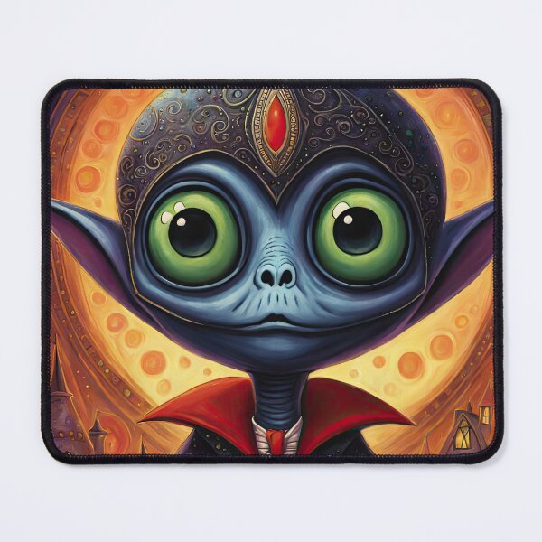 Item preview, Alien dressed as a Dracula for Halloween designed and sold by Colin Bentham.