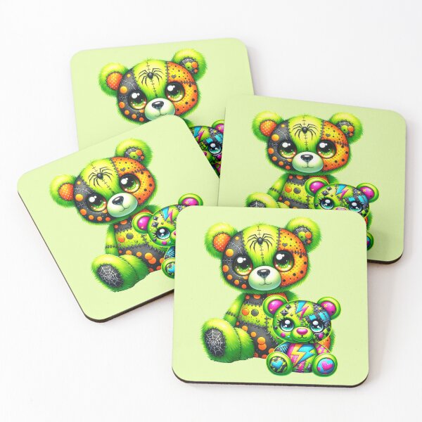 Item preview, Halloween patchwork teddies designed and sold by LoneAngel.