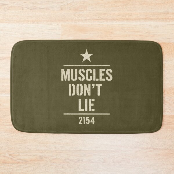 Item preview, Muscles Don’t Lie – Military Fitness Motivation Design. designed and sold by SaraSumi.