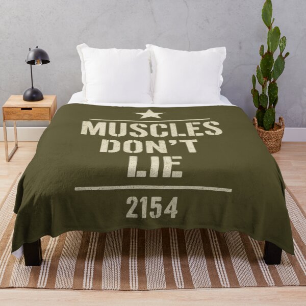 Item preview, Muscles Don’t Lie – Military Fitness Motivation Design. designed and sold by SaraSumi.