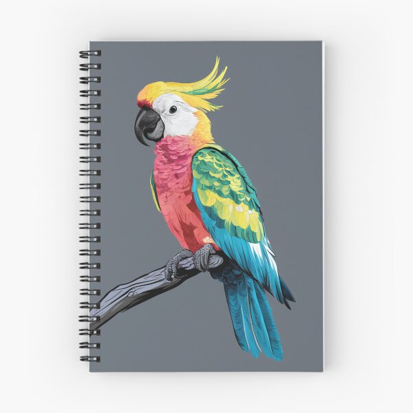 Item preview, Cockatoo Grey Background designed and sold by whitecat23.