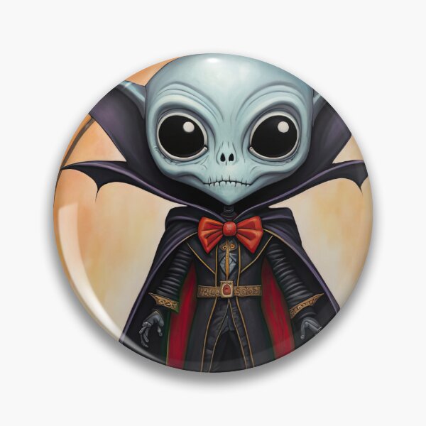 Item preview, Alien dressed as a Dracula for Halloween designed and sold by Colin Bentham.