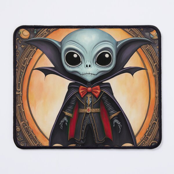 Item preview, Alien dressed as a Dracula for Halloween designed and sold by Colin Bentham.
