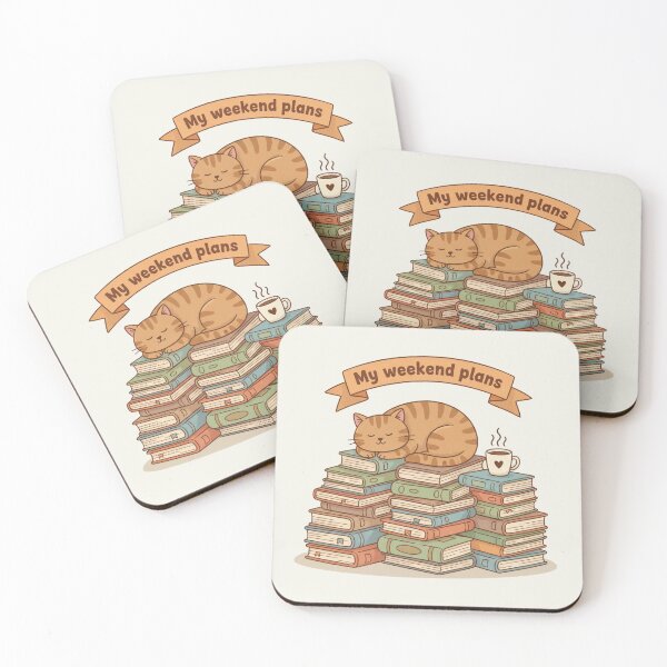 Item preview, Cat weekend plans  designed and sold by HobbyShopForYou.