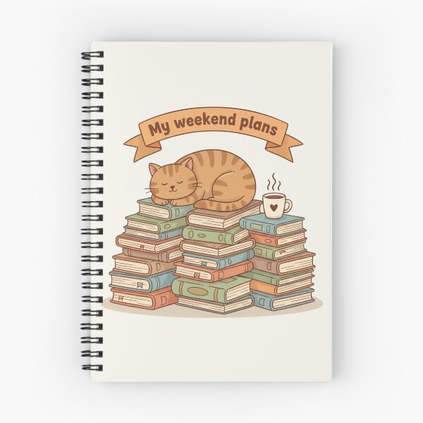 Item preview, Cat weekend plans  designed and sold by HobbyShopForYou.