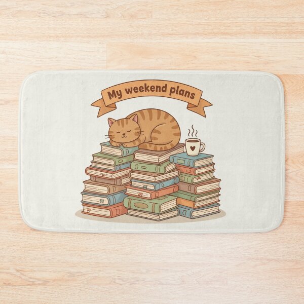 Item preview, Cat weekend plans  designed and sold by HobbyShopForYou.