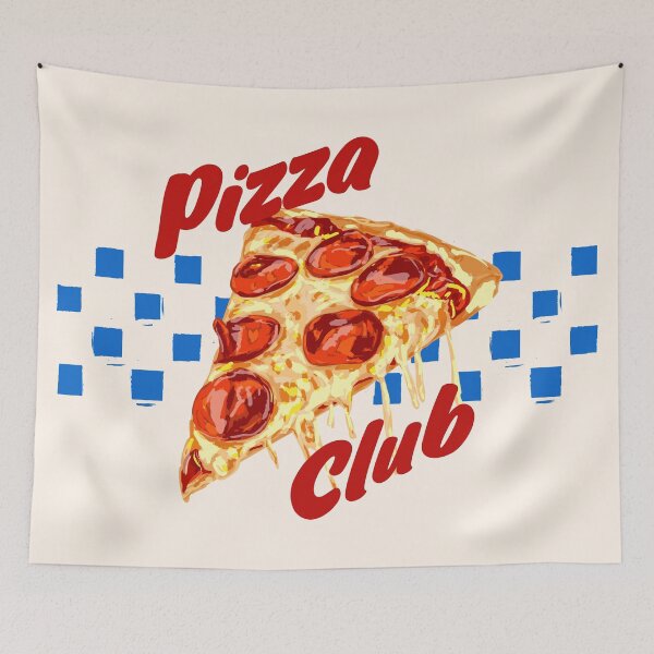 Item preview, Pizza Club Retro Pepperoni Slice designed and sold by MaiZephyr.