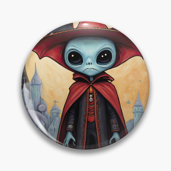 Item preview, Alien dressed as a Dracula for Halloween designed and sold by Colin Bentham.