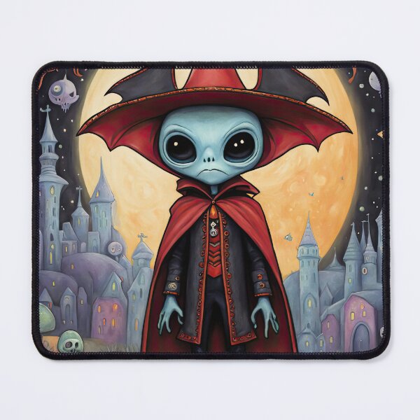 Item preview, Alien dressed as a Dracula for Halloween designed and sold by Colin Bentham.