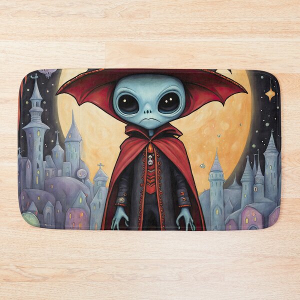 Item preview, Alien dressed as a Dracula for Halloween designed and sold by Colin Bentham.