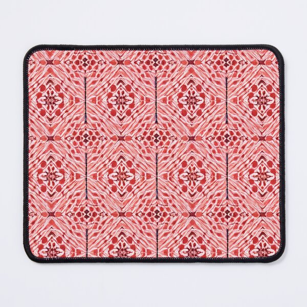 Item preview, Red Ornamental Tile Pattern designed and sold by SassyArtistry.