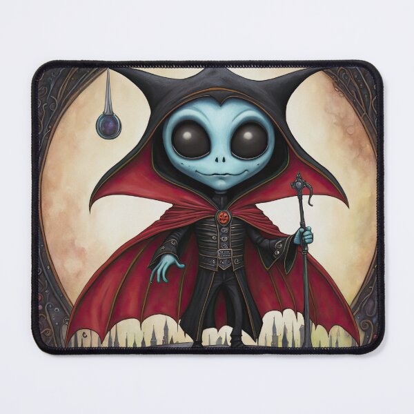 Item preview, Alien dressed as a Dracula for Halloween designed and sold by Colin Bentham.