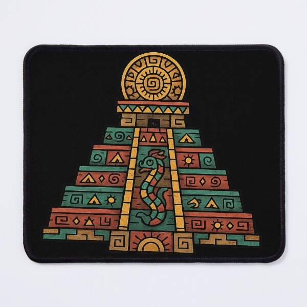 Item preview, Mayan Temple Pyramid Tribal Stone Carving designed and sold by AncientVibes.