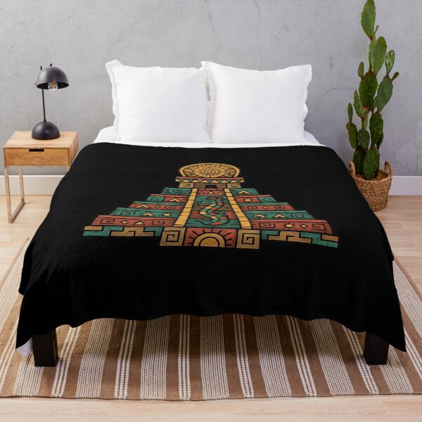 Item preview, Mayan Temple Pyramid Tribal Stone Carving designed and sold by AncientVibes.