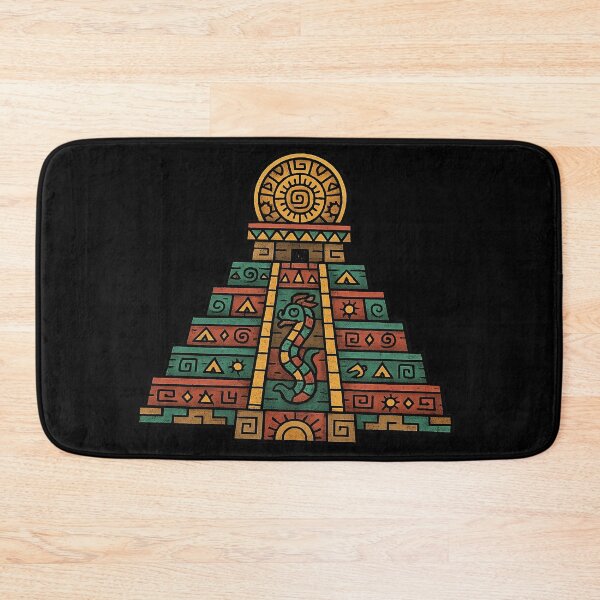 Item preview, Mayan Temple Pyramid Tribal Stone Carving designed and sold by AncientVibes.