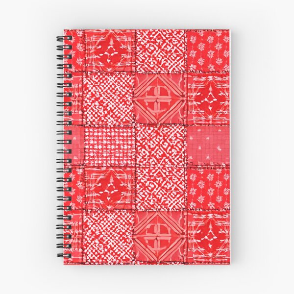 Item preview, Red Patchwork Quilt Pattern designed and sold by SassyArtistry.