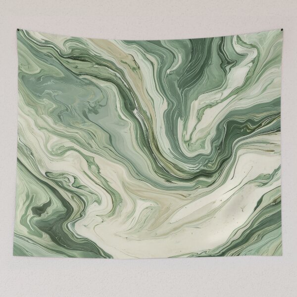 Item preview, Verdant Marble River abstract pattern designed and sold by AbstractMesh.