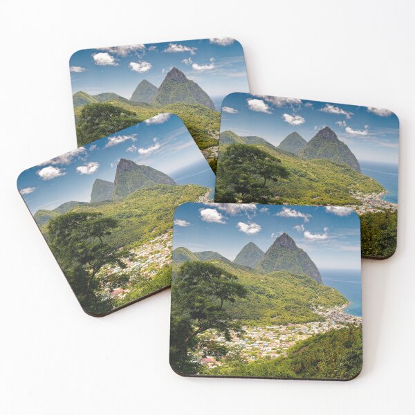 Item preview, The Pitons of St Lucia The Caribbean designed and sold by John Gilham - Landscape Photography.