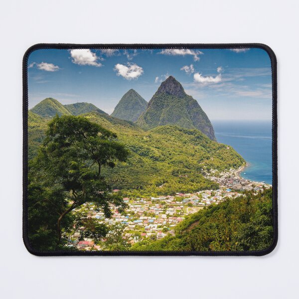 Item preview, The Pitons of St Lucia The Caribbean designed and sold by John Gilham - Landscape Photography.