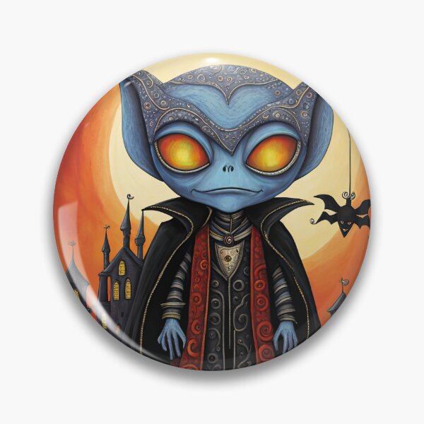 Item preview,  Alien dressed as a Dracula for Halloween designed and sold by Colin Bentham.