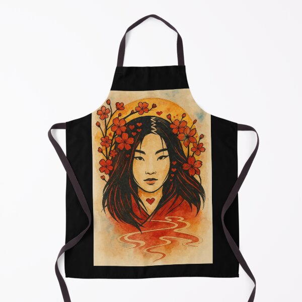 Item preview, The woman and the cherry flowers #5 designed and sold by Helios Be. Lavsh.