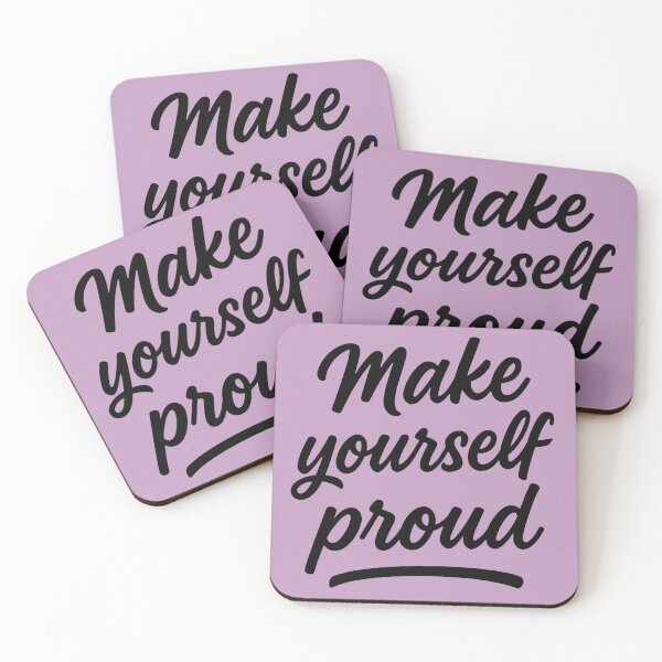 Item preview, Make Yourself Proud – Minimal Motivational Quote Typography Design designed and sold by Dezpro.