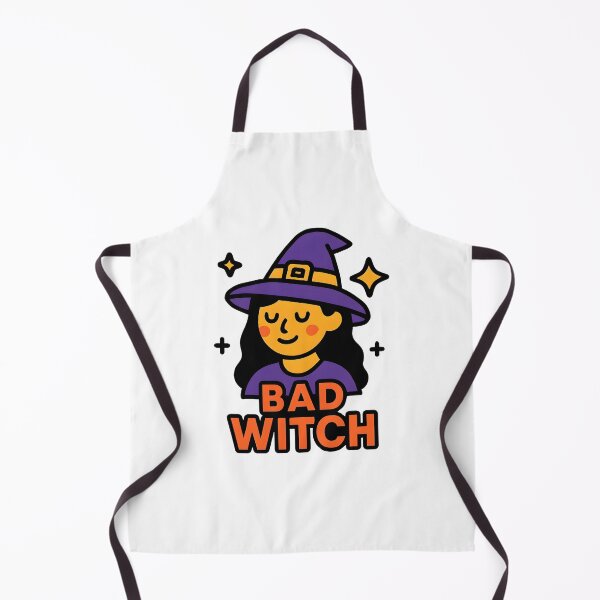 Item preview, Cute Bad Witch Funny Halloween Kawaii Sticker designed and sold by FestivityFinds.