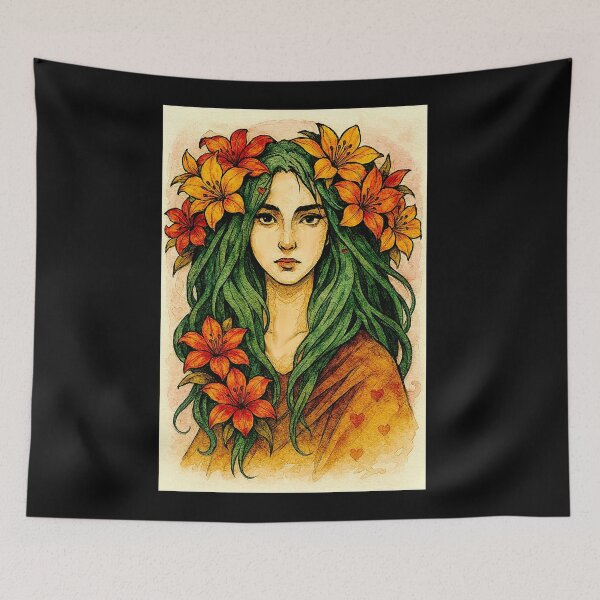 Item preview, The women and lilies#6 designed and sold by Helios Be. Lavsh.