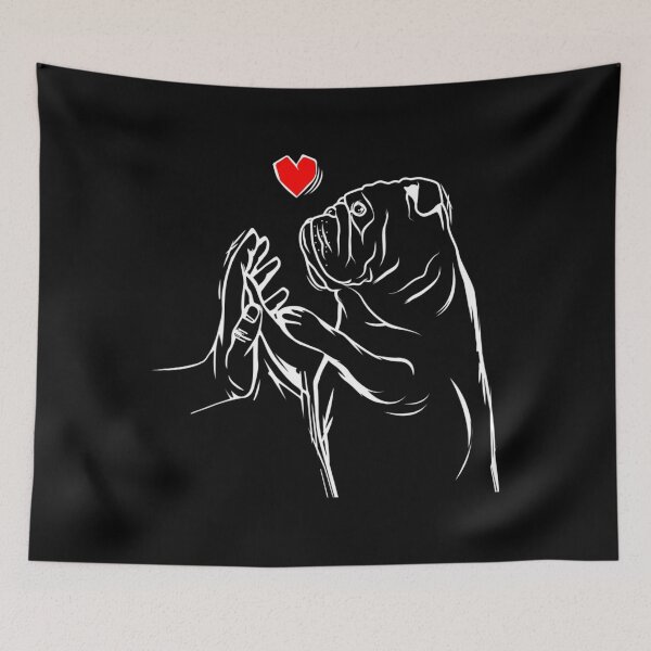 Item preview, English Bulldog Love Cute Bully Dog Mom Funny 	 	 		 designed and sold by marataomaetop.
