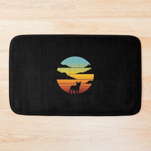 Item preview, French Bulldog Retro Vintage 60s 70s Sunset Dog Lovers 	 		 designed and sold by kpatsaleiwoq.