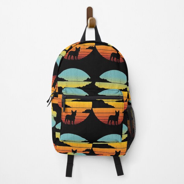 Item preview, French Bulldog Retro Vintage 60s 70s Sunset Dog Lovers designed and sold by kpatsaleiwoq.